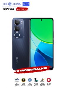 Vivo Y19s - 4GB RAM - 128GB Storage - PTA Approved - 12 Months Warranty - Black - The Original Bro Mobiles - TOB33
